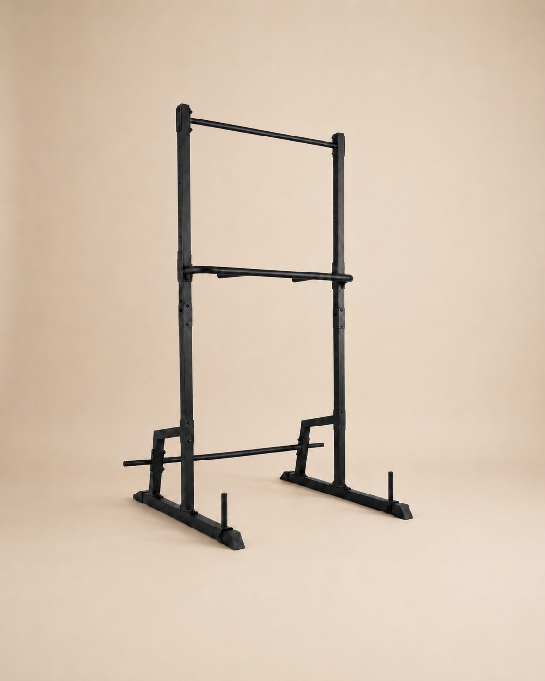 Calineo Heavy Duty Pull-up/Squat Station — rust-proof indoor & outdoor pull-up, dip and squat rack
