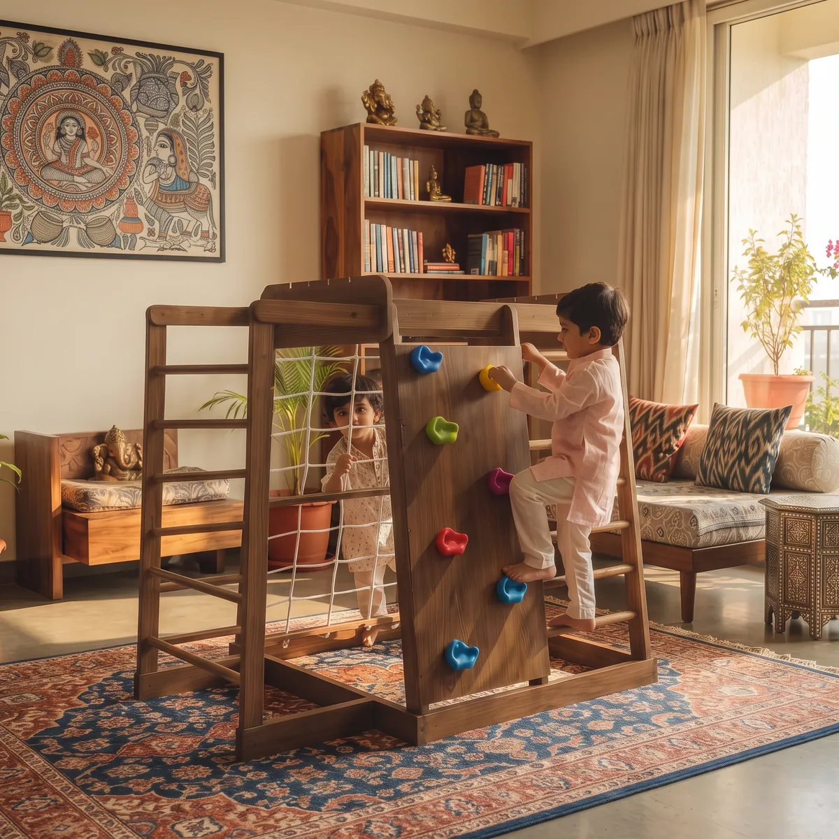 Portable Toddlers Jungle Gym - Calineo movement infrastructure