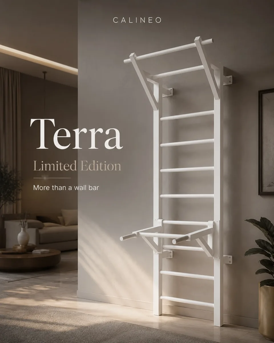 Terra Swedish Ladder — White - Calineo movement infrastructure