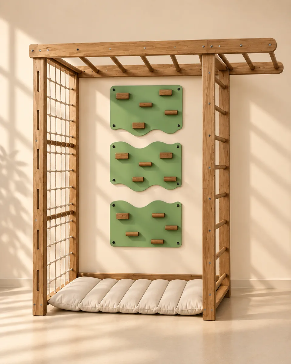 Climbing Wall for Kids (Set of 3 Panels) - Calineo movement infrastructure