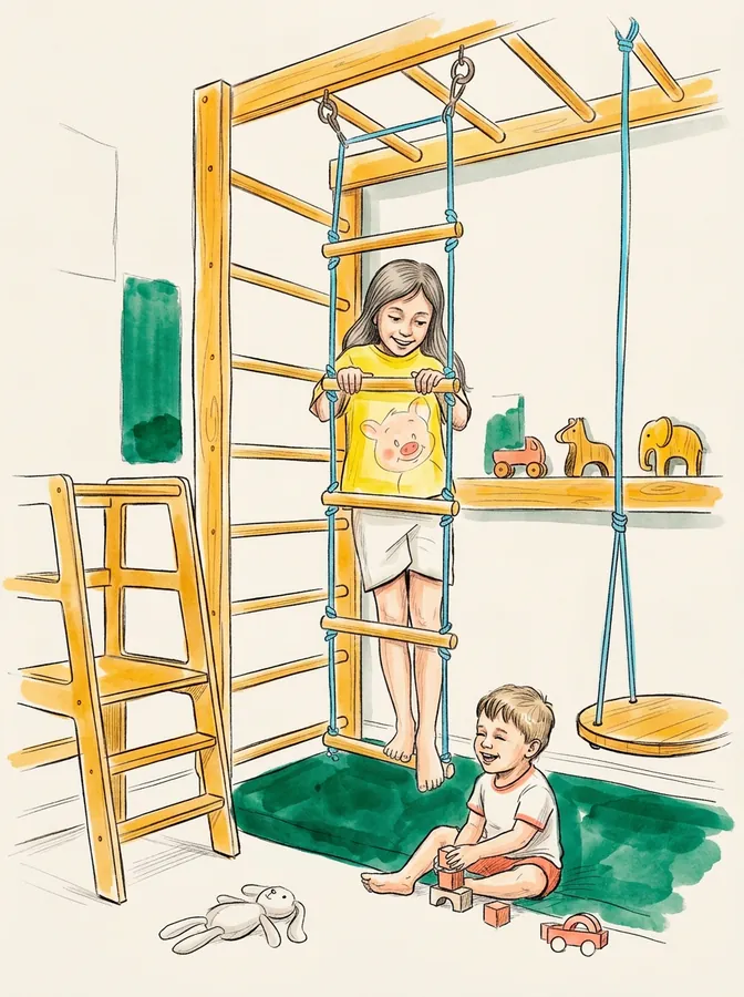 Playrooms movement equipment